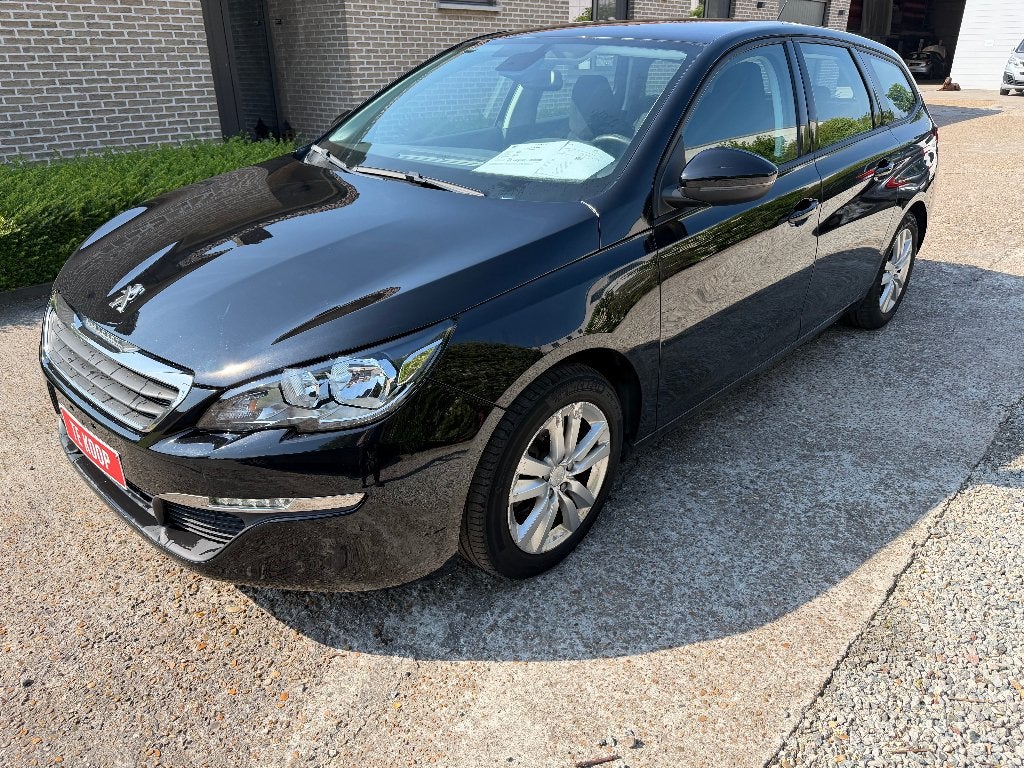 Peugeot 308 Break, Stof, 109 g/km, Zwart, 5 deurs