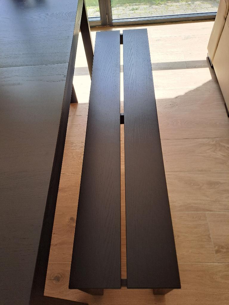 eetkamer bank, Ophalen, Gebruikt, Zwart, Hout