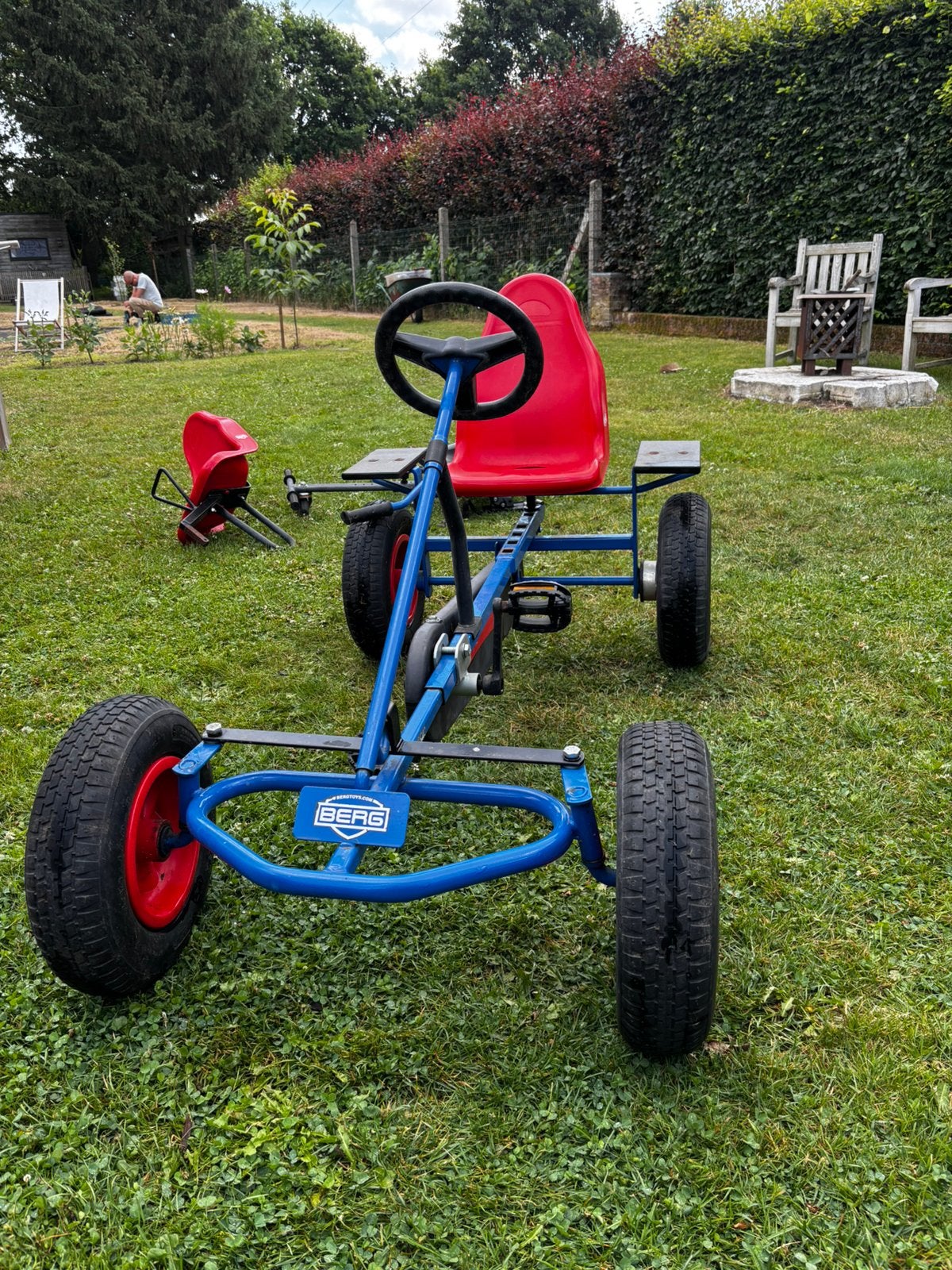 Go kart (2zitjes), Kinderen en Baby's, Ophalen, Zo goed als nieuw