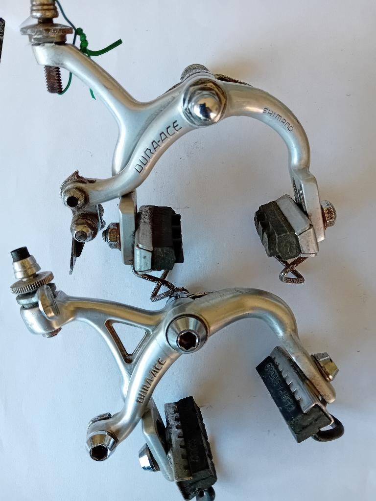 retro duraace remmen, Fietsen en Brommers, Fietsonderdelen, Remmen, Gebruikt, Ophalen of Verzenden, Aluminium
