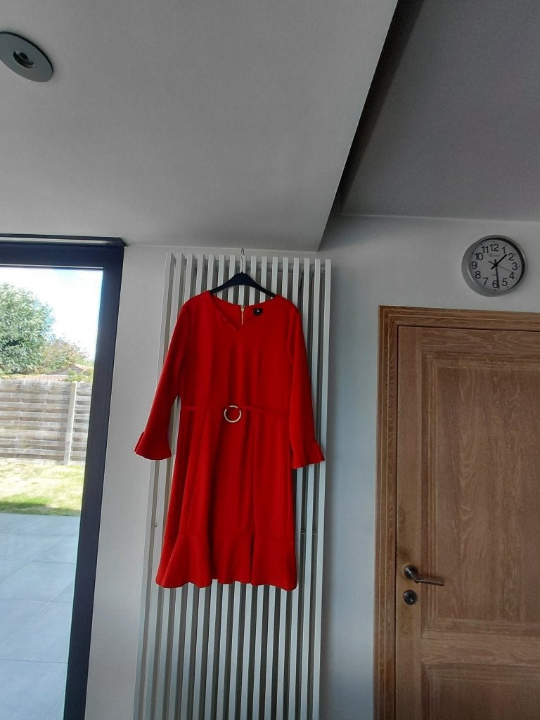 Jurk K-design rood XL, Kleding | Dames, K-design, Maat 42/44 (L), Nieuw, Ophalen of Verzenden
