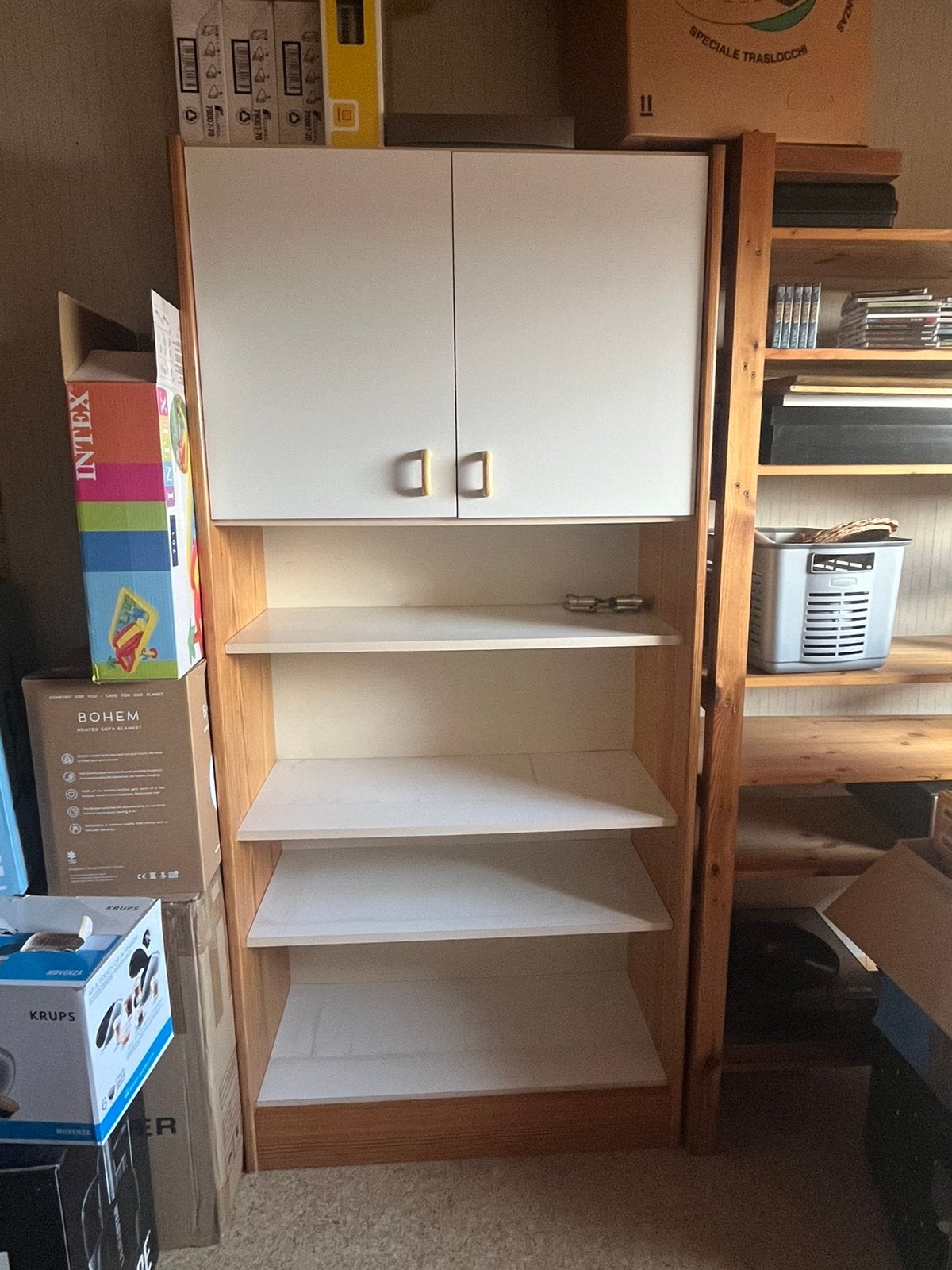 Bureau + boekenrek + ladenblok, Enlèvement, Utilisé, Bois