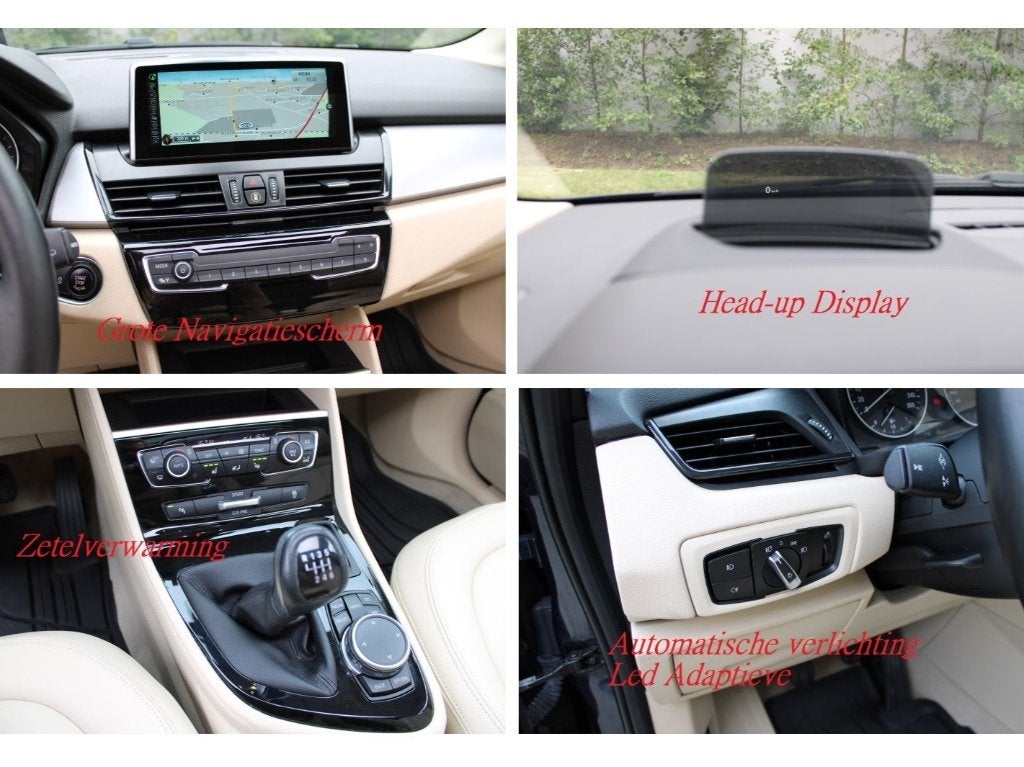 ✅ Bmw 218i Active Tourer F45 * Toit ouvert panoramique * LED, Entreprise, Boîte manuelle, Entretenue par le concessionnaire, 5 places