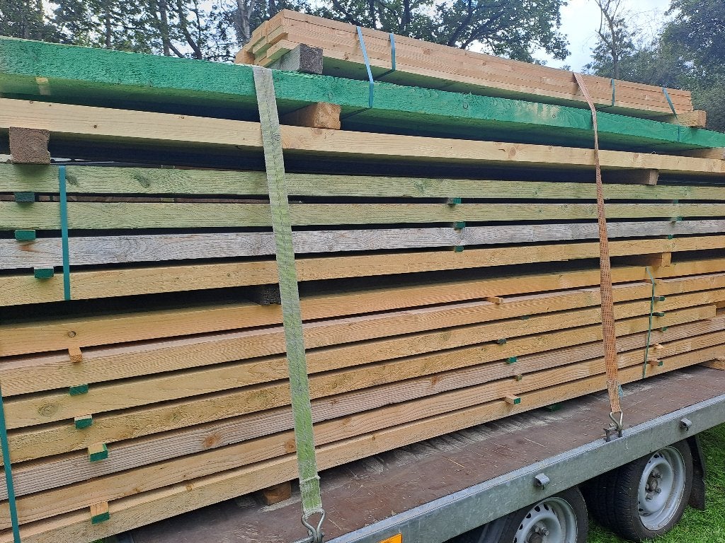Balken douglas en grenen 3m tot 6m, Ophalen, 250 cm of meer, Balken