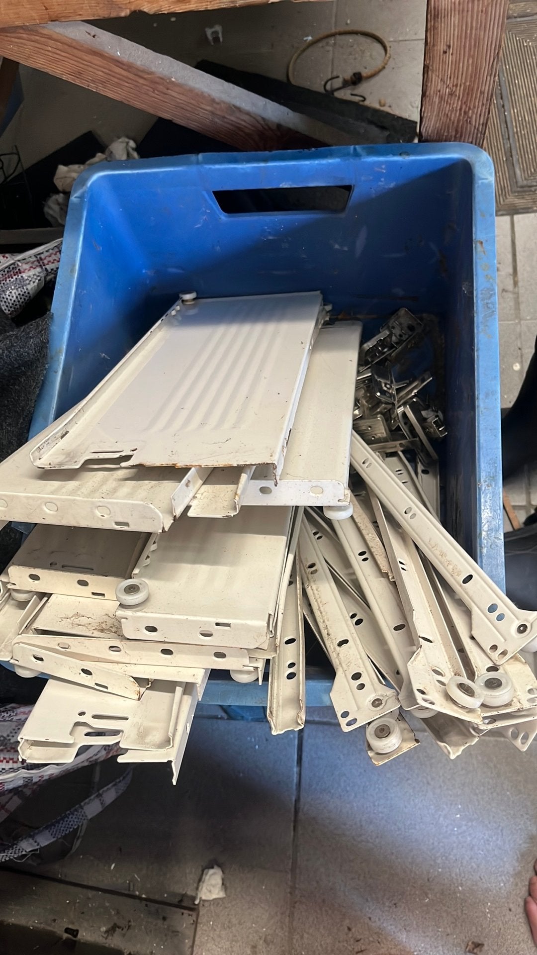 Ladegeleiders zonder houtwerk. 40cm, Doe-het-zelf en Bouw, Ophalen of Verzenden, IJzer