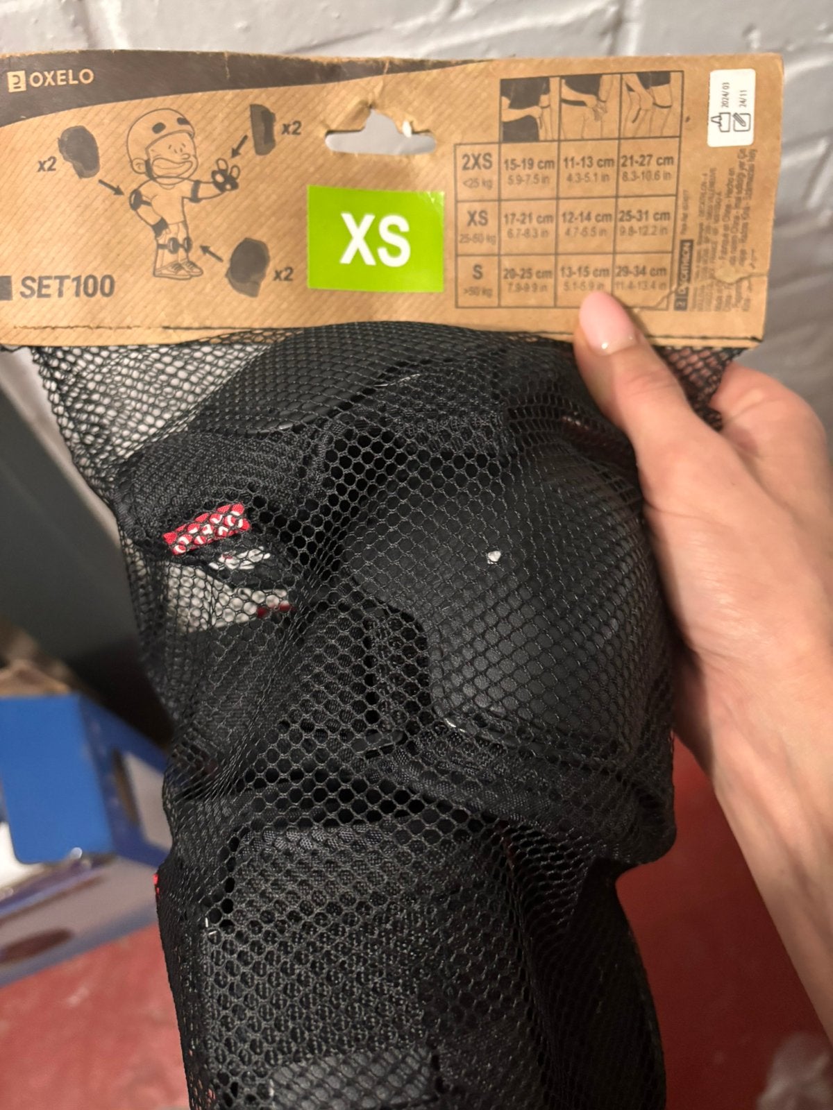 Oxelo Set 100 (Decathlon) noir, xs, Autres marques, Réglable, Utilisé, Enfants