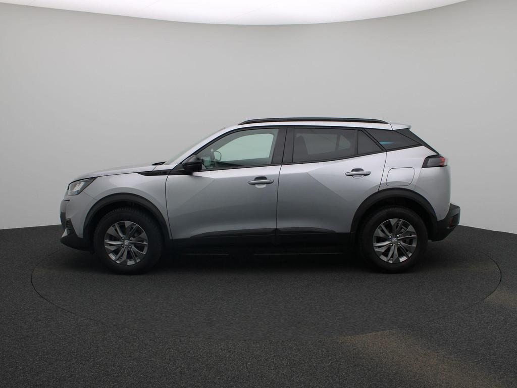 Peugeot 2008 1.2t Active Pack + GPS, 1263 kg, Stof, Gebruikt, Zwart