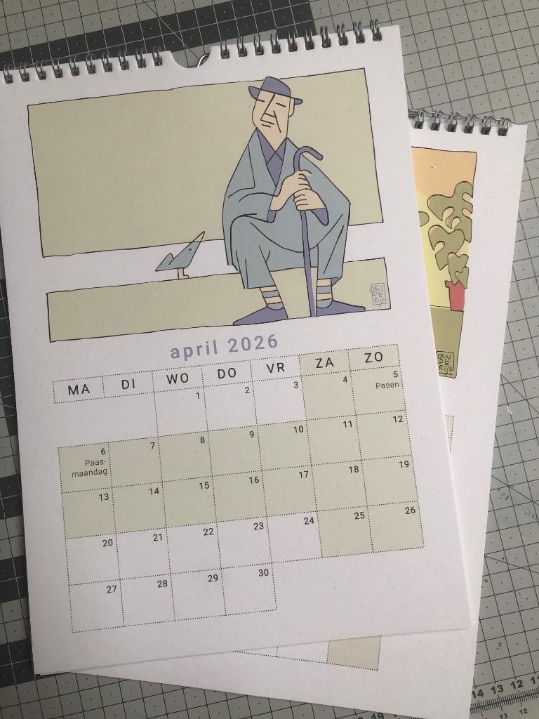 kalender 2026 - stock overschot - op = op, Diversen, Kalenders, Ophalen of Verzenden, Maandkalender, Nieuw