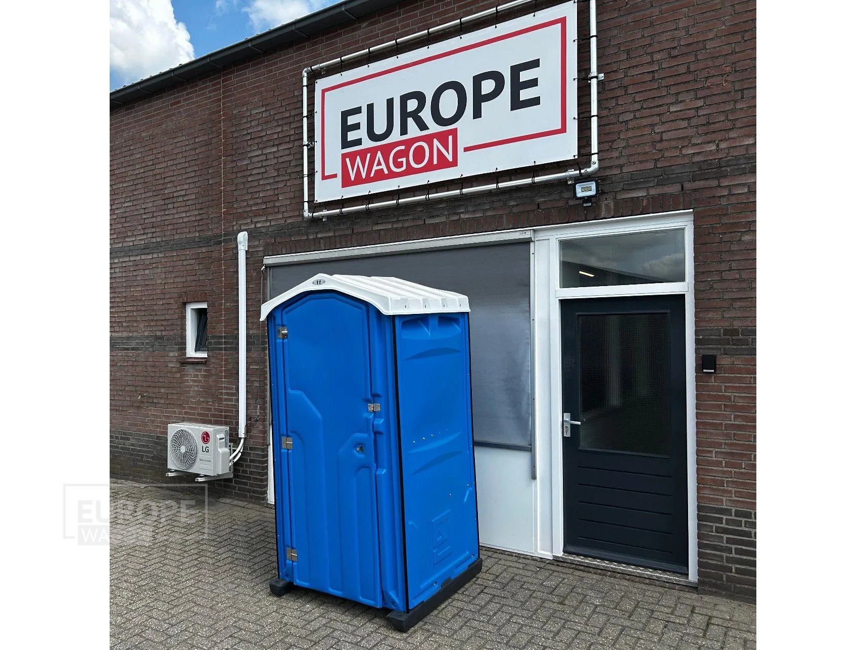 GLOBAL Toiletcabine toilet toiletwagen toiletten plastic toi