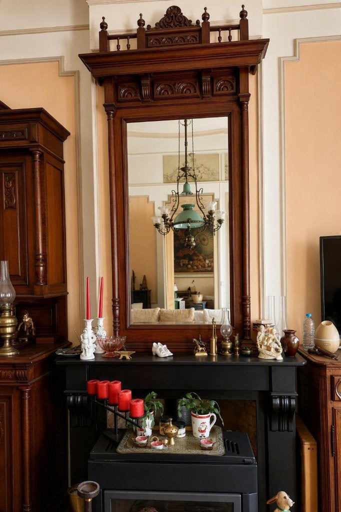 Miroir de cheminée, Enlèvement