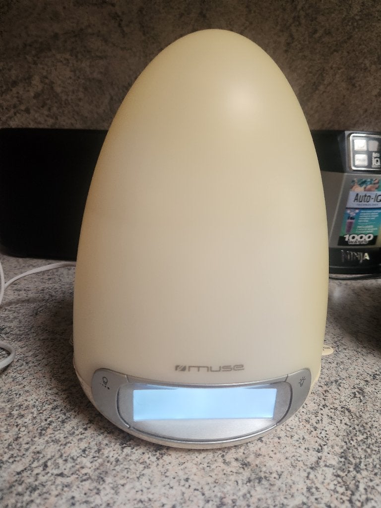 MUSE ML-30 CR verlichte wekkerradio — natuurgeluiden, Ophalen, Gebruikt