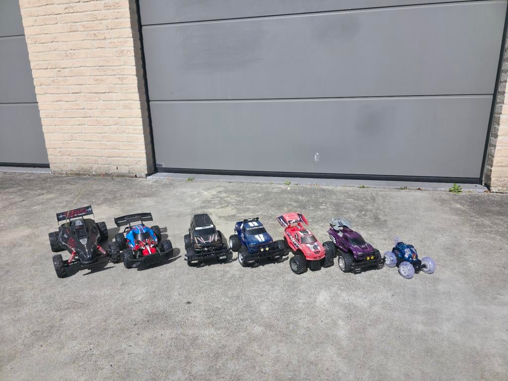 Lot RC Nikko + New Bright buggy + pièces de loisirs acrobati, Autres échelles, Enlèvement ou Envoi, Voiture off road, Utilisé