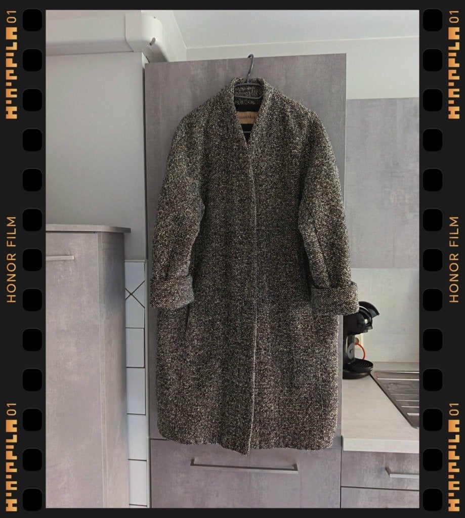 MANTEAU élégant MANOUKIAN oversize L, MANOUKLIAN, Enlèvement ou Envoi, Porté, Multicolore