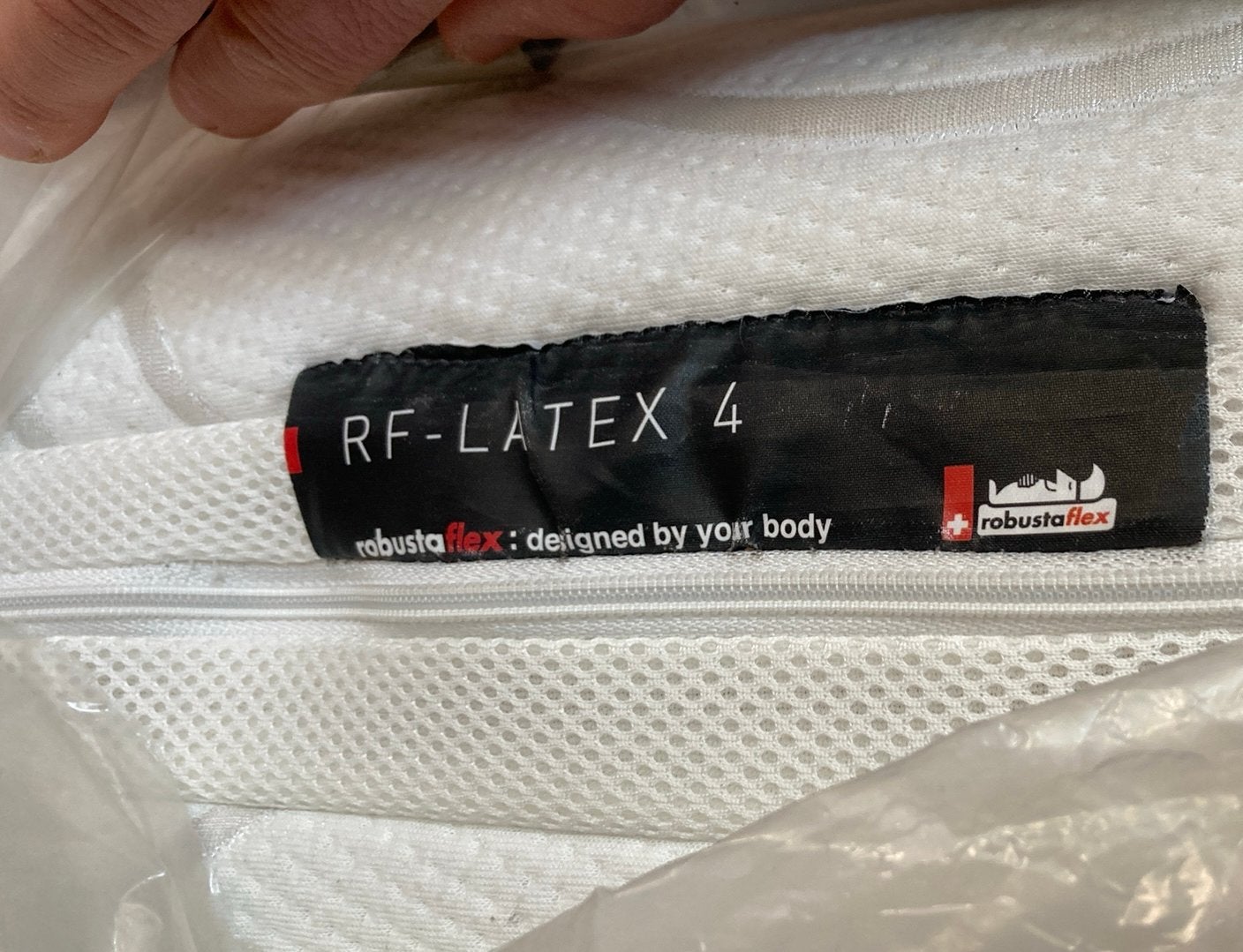 Matras van 100% natuurlijk latex., Huis en Inrichting, Slaapkamer | Matrassen en Bedbodems, Ophalen, Gebruikt, Eenpersoons, 190 cm of minder