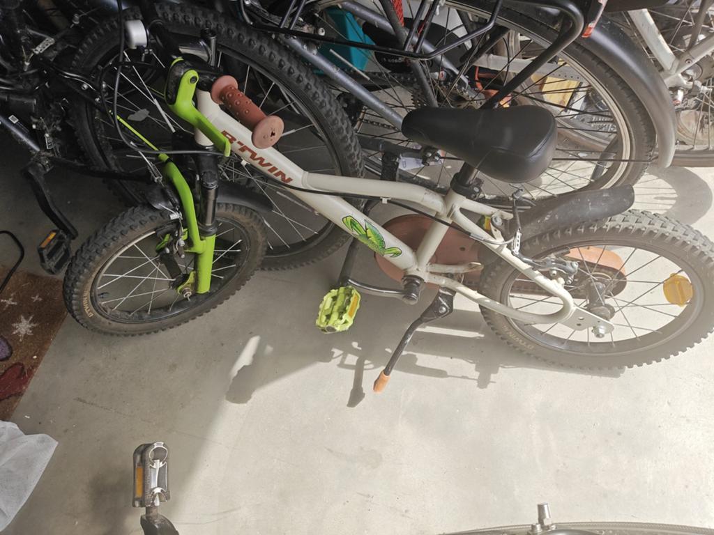 Btwin decathlon jongensfiets, Ophalen
