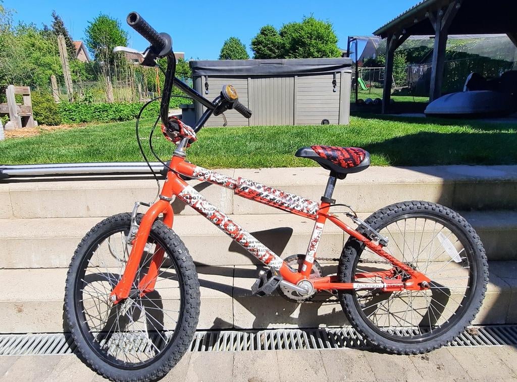 Bmx Kinderfiets 20 inch, Fietsen en Brommers, Ophalen, Gebruikt, Velgrem, 20 tot 24 inch