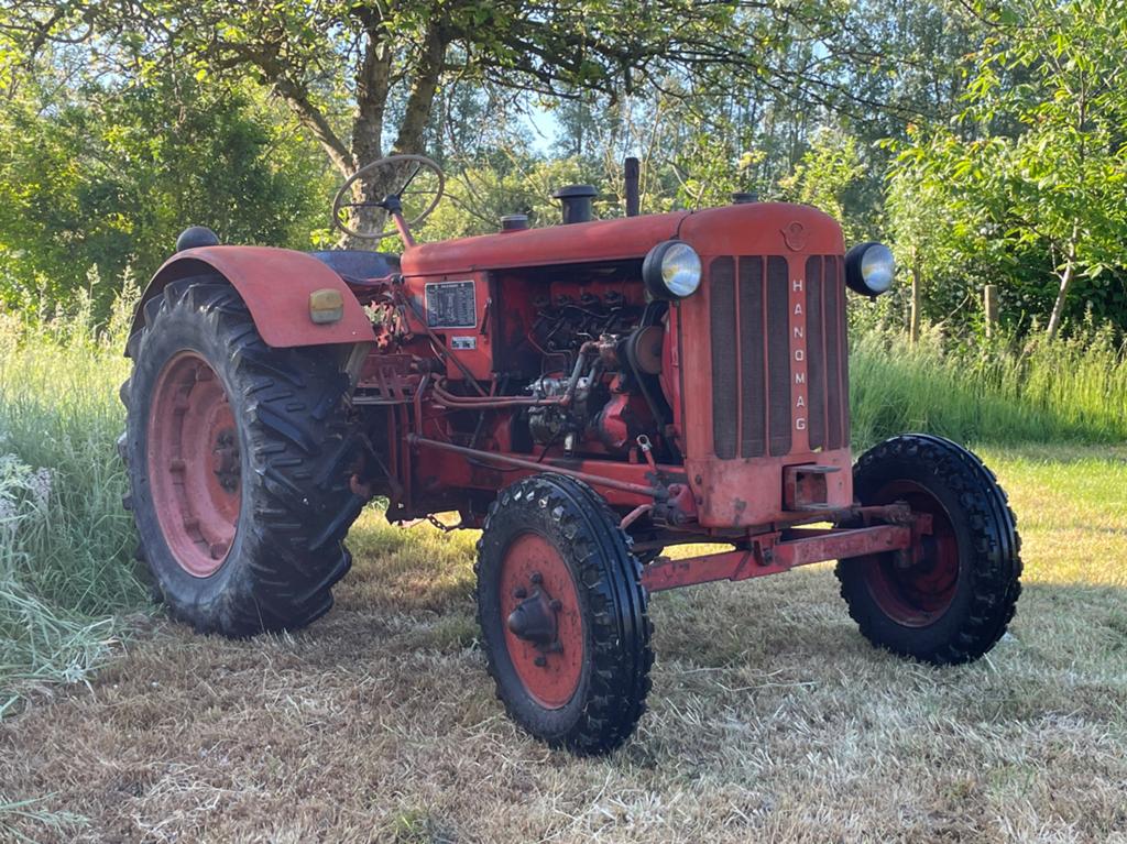 hanomag r35 met papieren, Ophalen