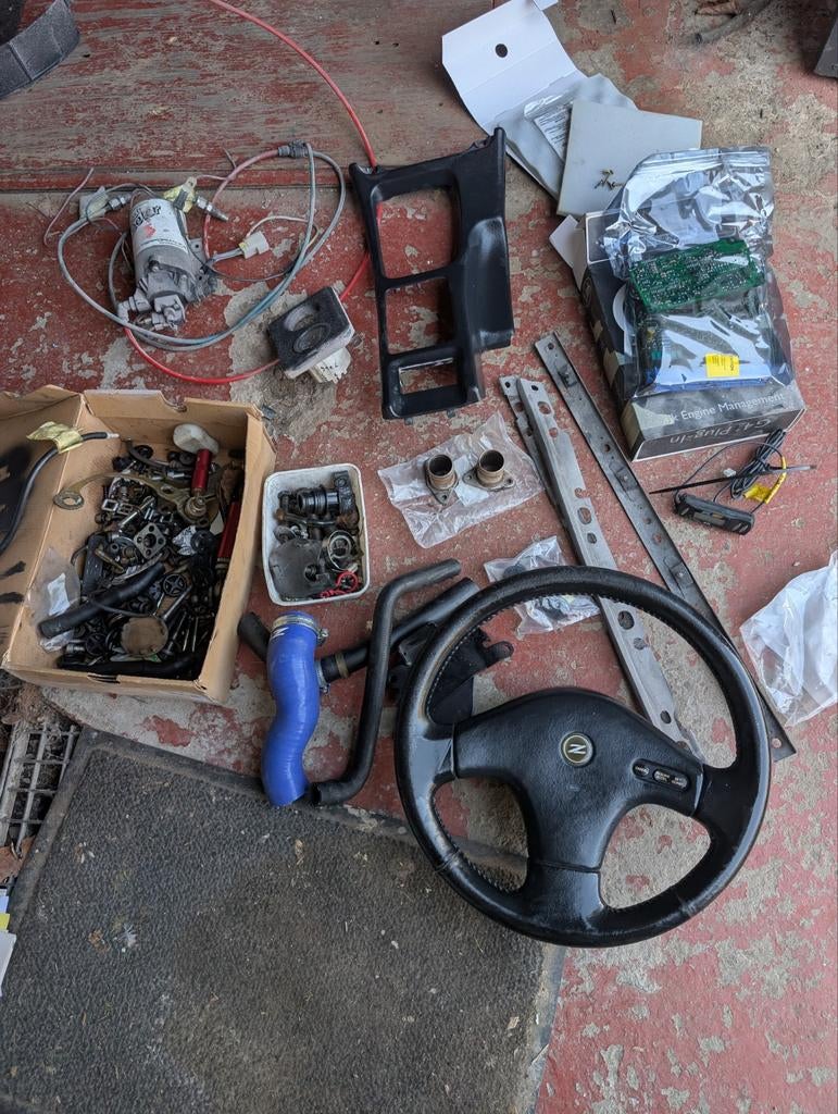 Nissan 300zx stuur, ECU en ander klein onderdelen., Auto-onderdelen, Ophalen, Nissan