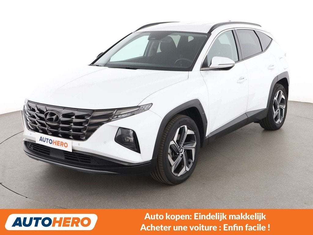 Hyundai Tucson 1.6 T-GDI Plug-in Hybrid Exellence 4WD, Automaat, 1893 kg, Stof, Gebruikt