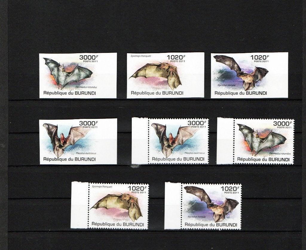 Série de timbres du Burundi  cote 50 €, Enlèvement ou Envoi, Non oblitéré