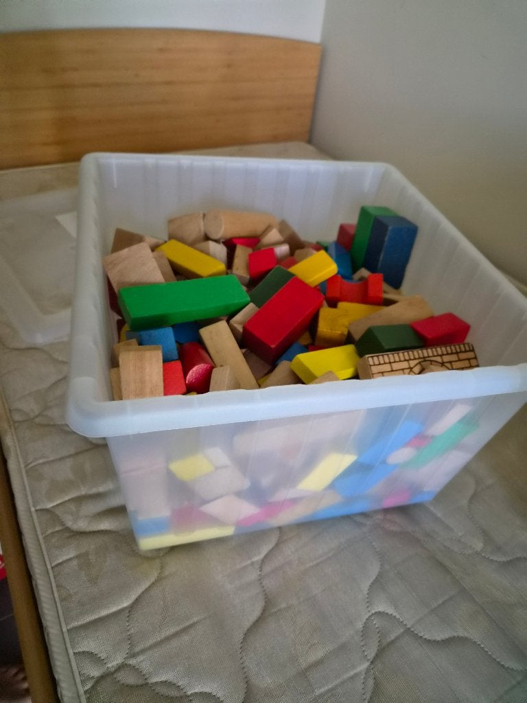 Houten blokken, Kinderen en Baby's, Ophalen, Nieuw, Overige typen