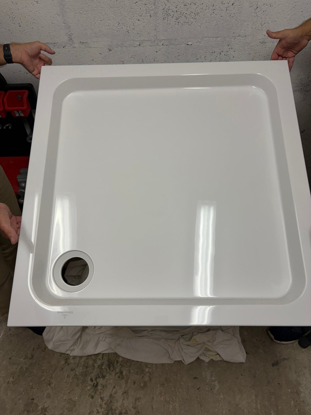 Nieuwe douchebak Villeroy & Boch 90x90, Ophalen, Zo goed als nieuw