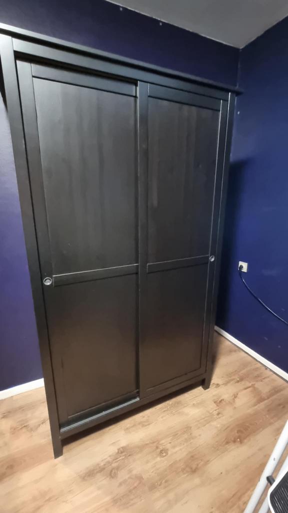 Garde-robe armoire penderie Ikea Hemnes portes coulissantes, Enlèvement, Comme neuf