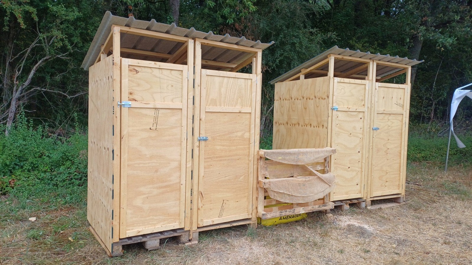 toilette seche, Enlèvement