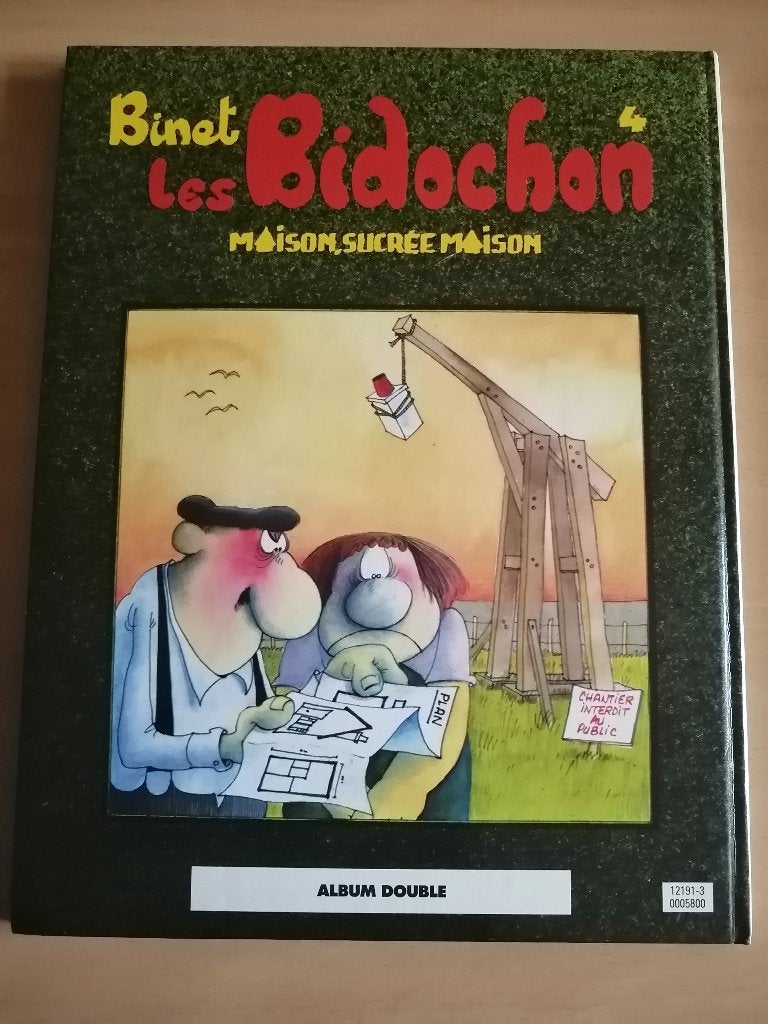 BD Album double Les Bidochon tomes 3 & 4 de Binet, Enlèvement ou Envoi, Binet