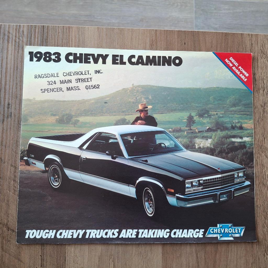 CHEVROLET  1983  CHEVY EL CAMiNO, Boeken, Ophalen of Verzenden, Nieuw, Chevrolet
