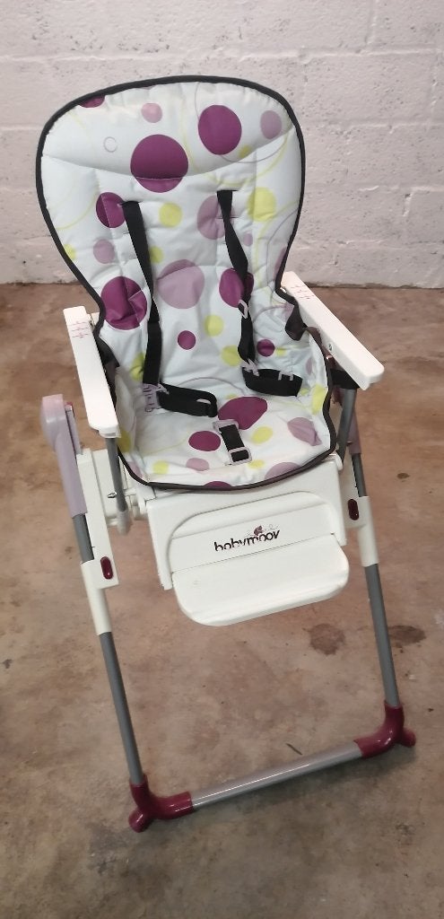 chaise haute bebe BabyMoov, Enlèvement, Utilisé, Chaise de table, Ceinture(s)