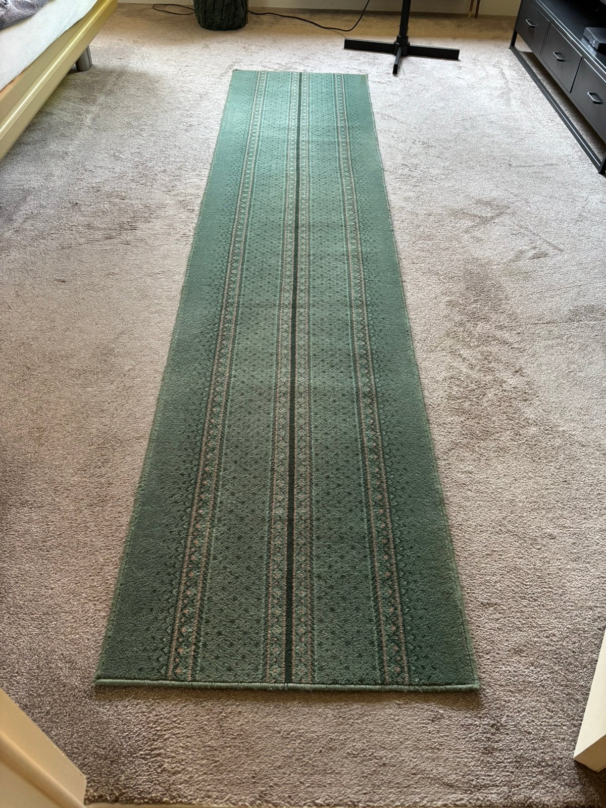 Mooie tapijtloper. Wol. 300 op 69 cm, Enlèvement, Comme neuf