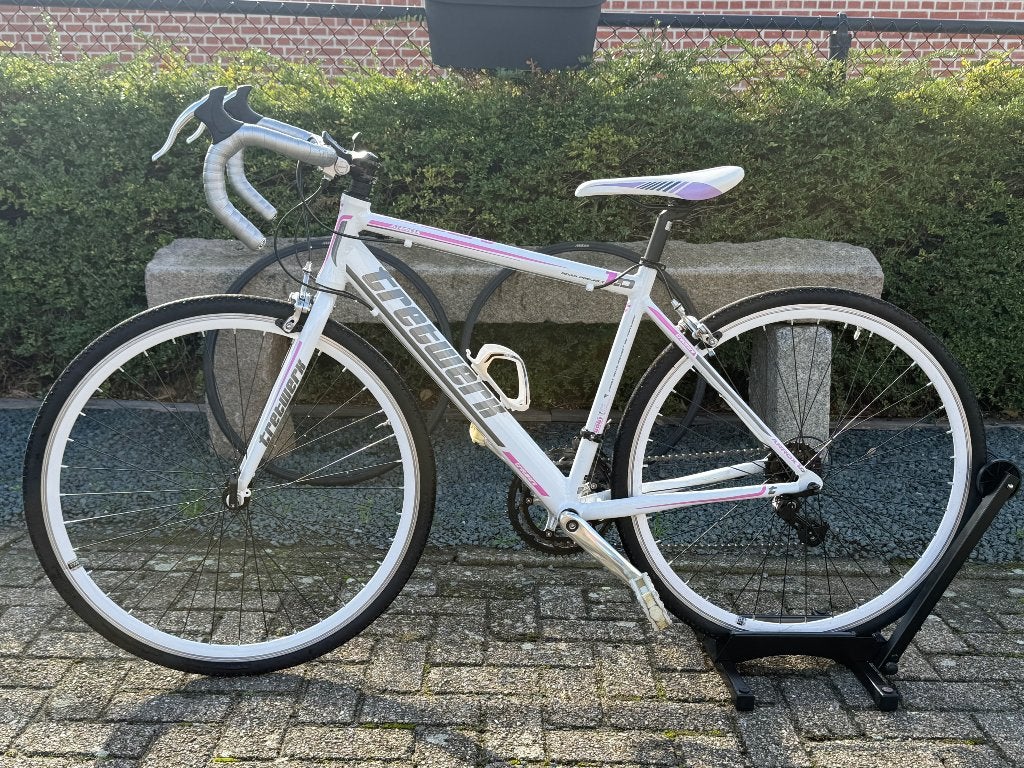Gravel/Race fiets, 10 tot 15 versnellingen, Velgrem, Aluminium, 49 tot 53 cm