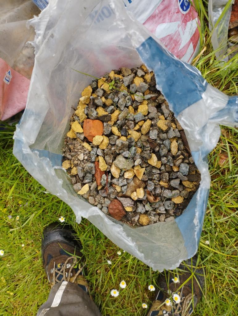 Gratis steenpuin, Tuin en Terras, Ophalen