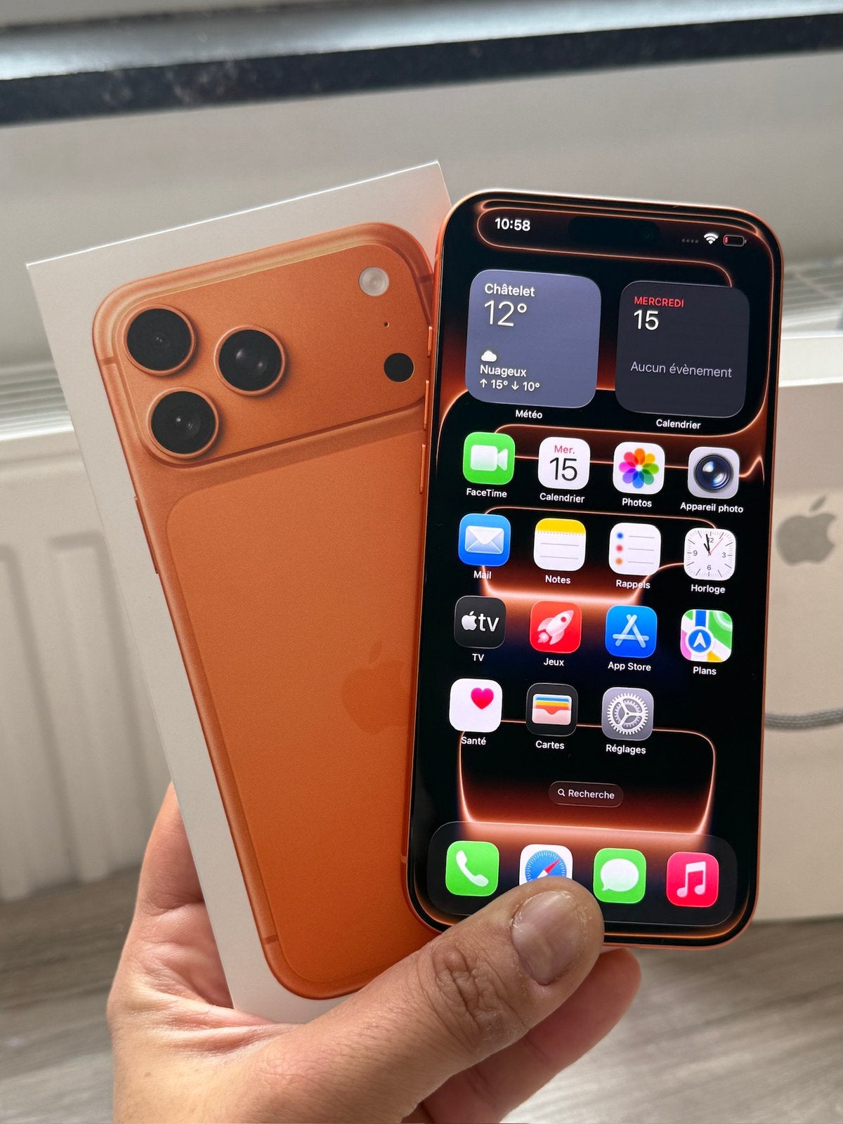 iPhone 17 Pro 256GB Orange NEUF!! Vd/éch, Telecommunicatie, Mobiele telefoons | Apple iPhone, Overige modellen, Nieuw, Ophalen