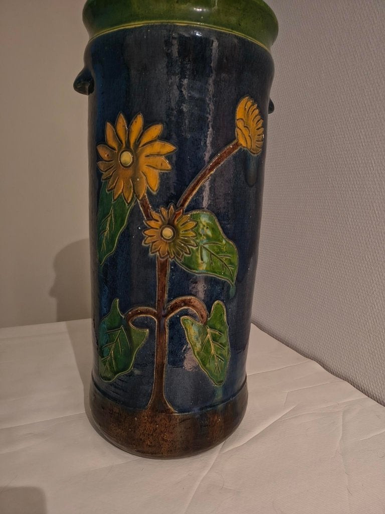 Vintage paraplubak Vlaams Aardewerk, Antiek en Kunst, Ophalen