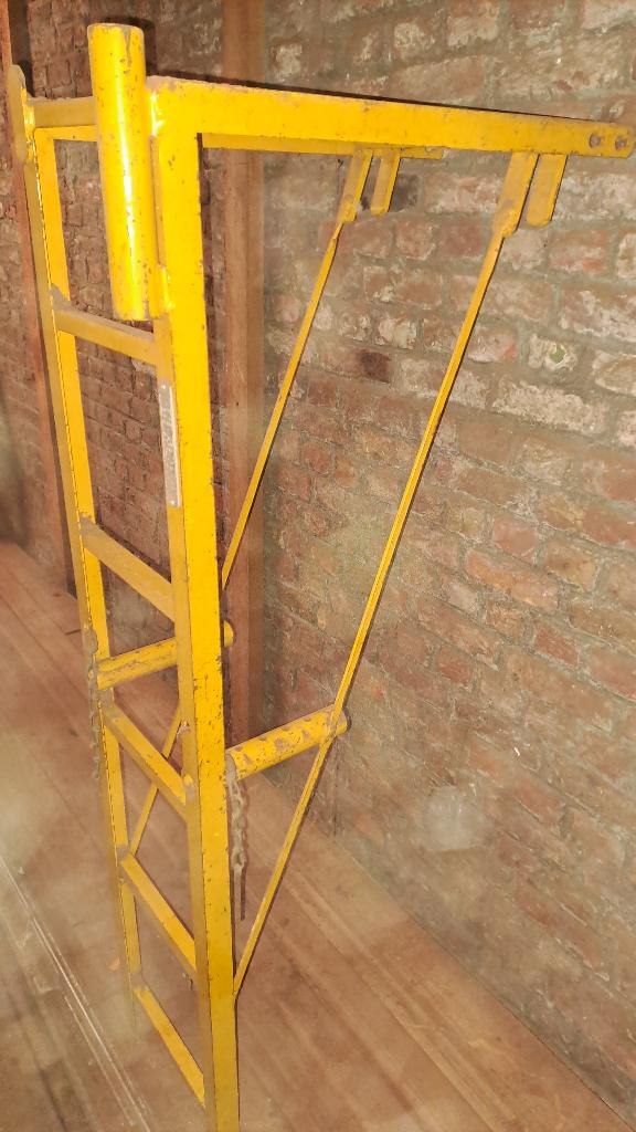 Ladderstelling, Ophalen, Gebruikt, Ladder