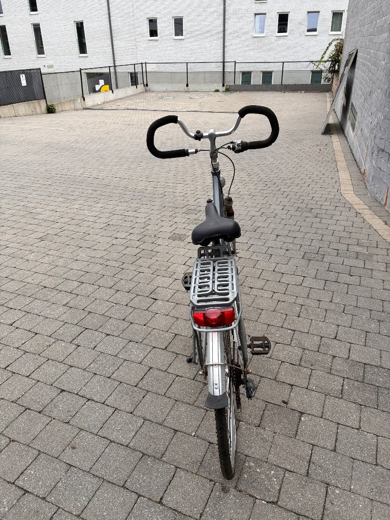 Norta damesfiets grijs met verhoogd stuur, Fietsen en Brommers, Gebruikt, Velgrem, Versnellingen, Ophalen