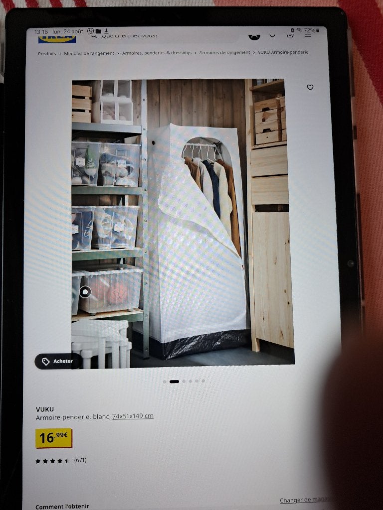 Penderie, Neuf, Enlèvement, 50 à 100 cm, 100 à 150 cm