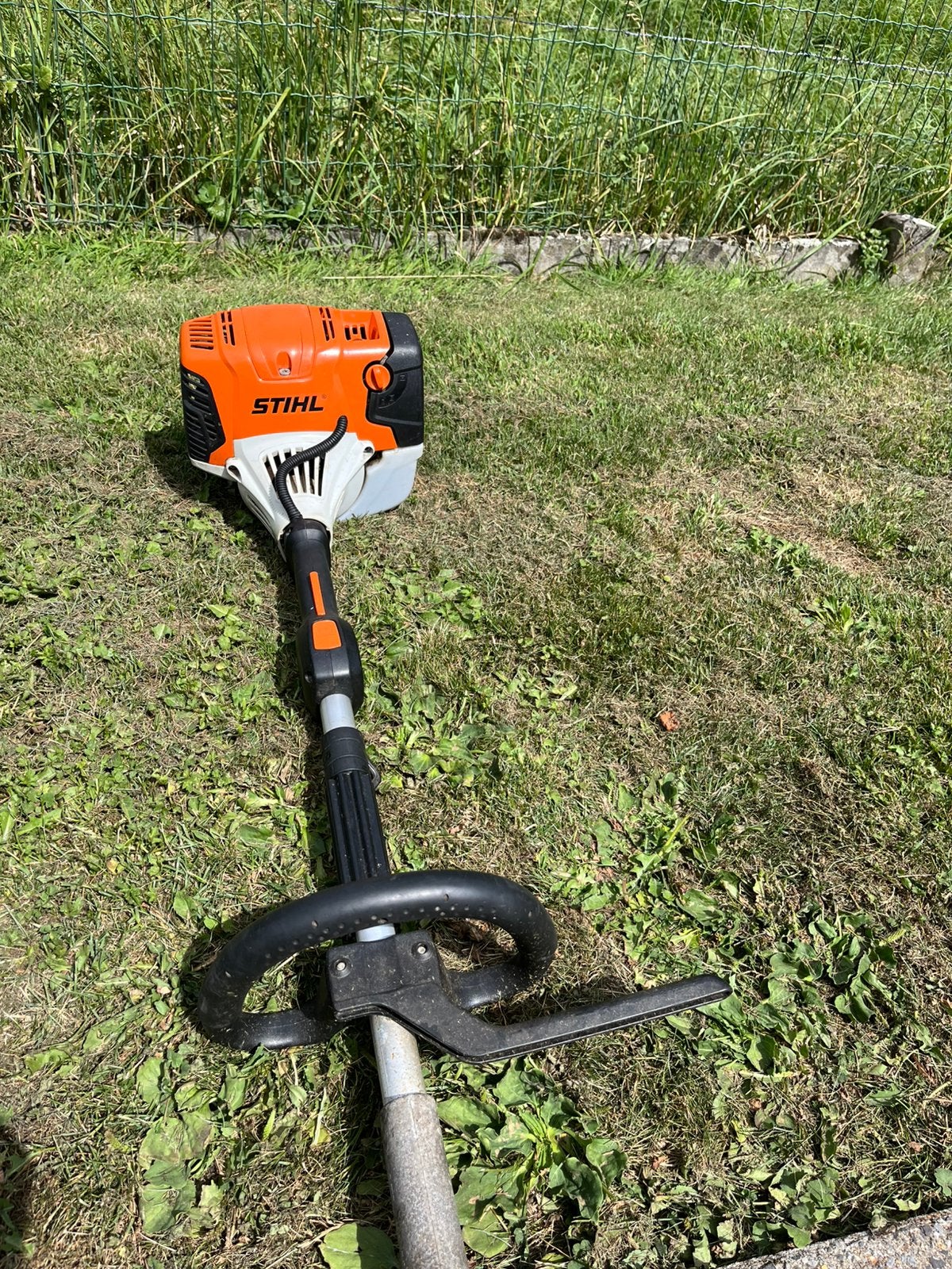 Stihl km 131 r, Tuin en Terras, Bosmaaiers, Ophalen, Gebruikt, Benzine