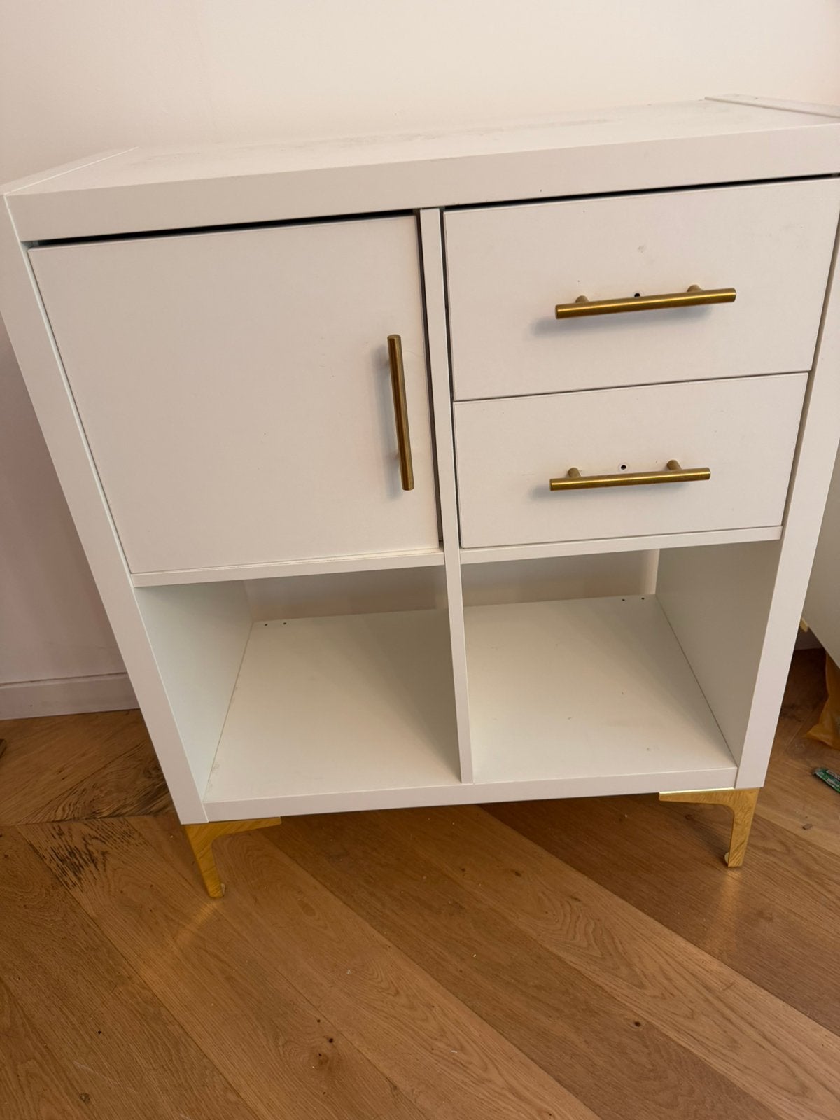 Meuble Kallax sur pieds, Huis en Inrichting, Ophalen, Gebruikt