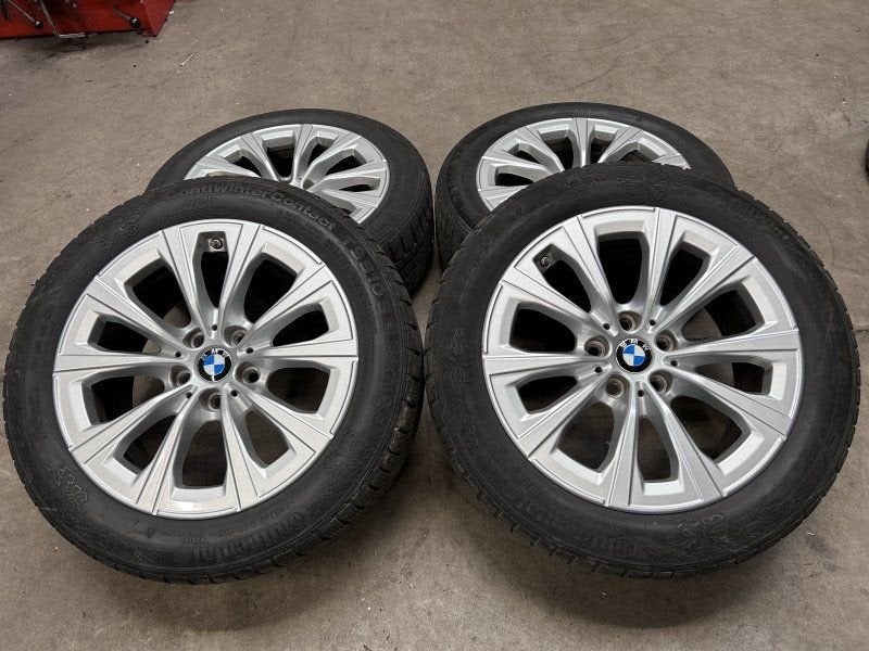 17  inch originele velgen + winterbanden BMW 3 4 serie style, Pneus et Jantes, Pneus hiver, -, 17 pouces