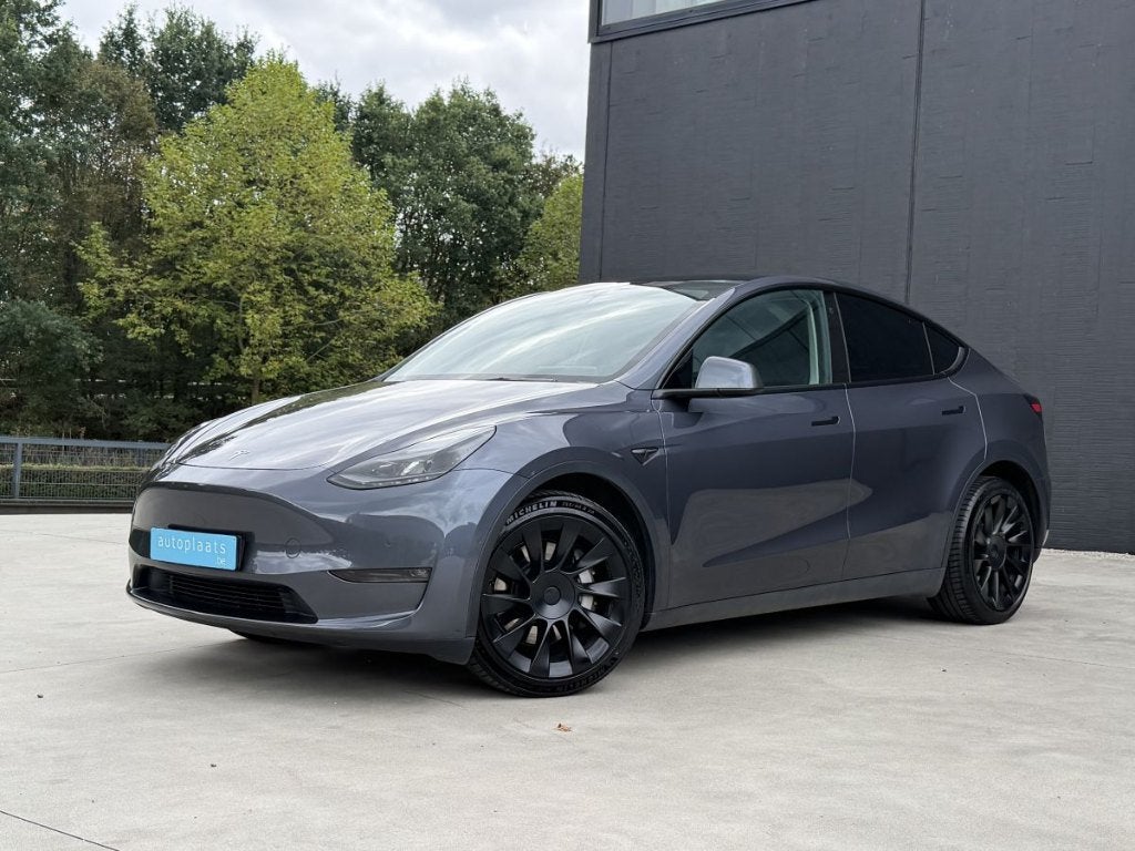 Tesla Model Y Long Range Dual Motor 42224km Enhanced Autopil, Autos, Tesla, Argent ou Gris, Cruise Control, Euro 6, Entreprise
