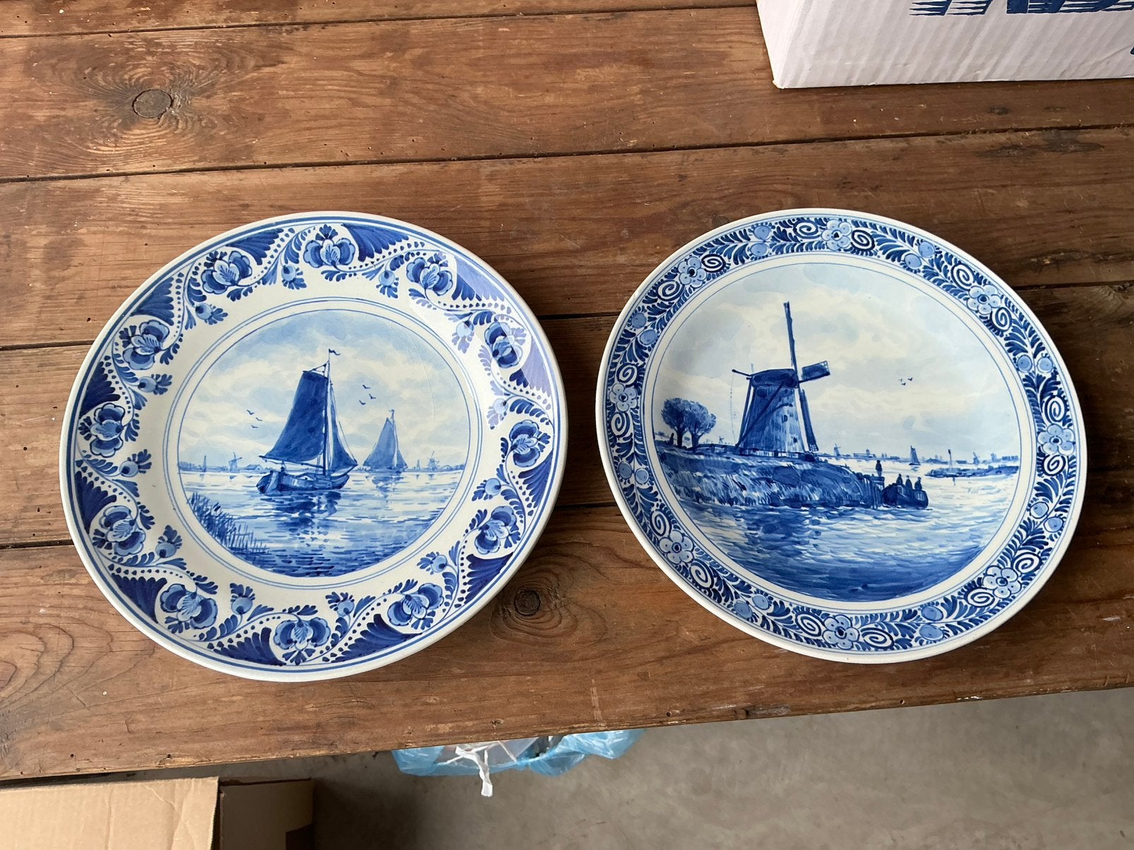 Delfts blauw, Ophalen