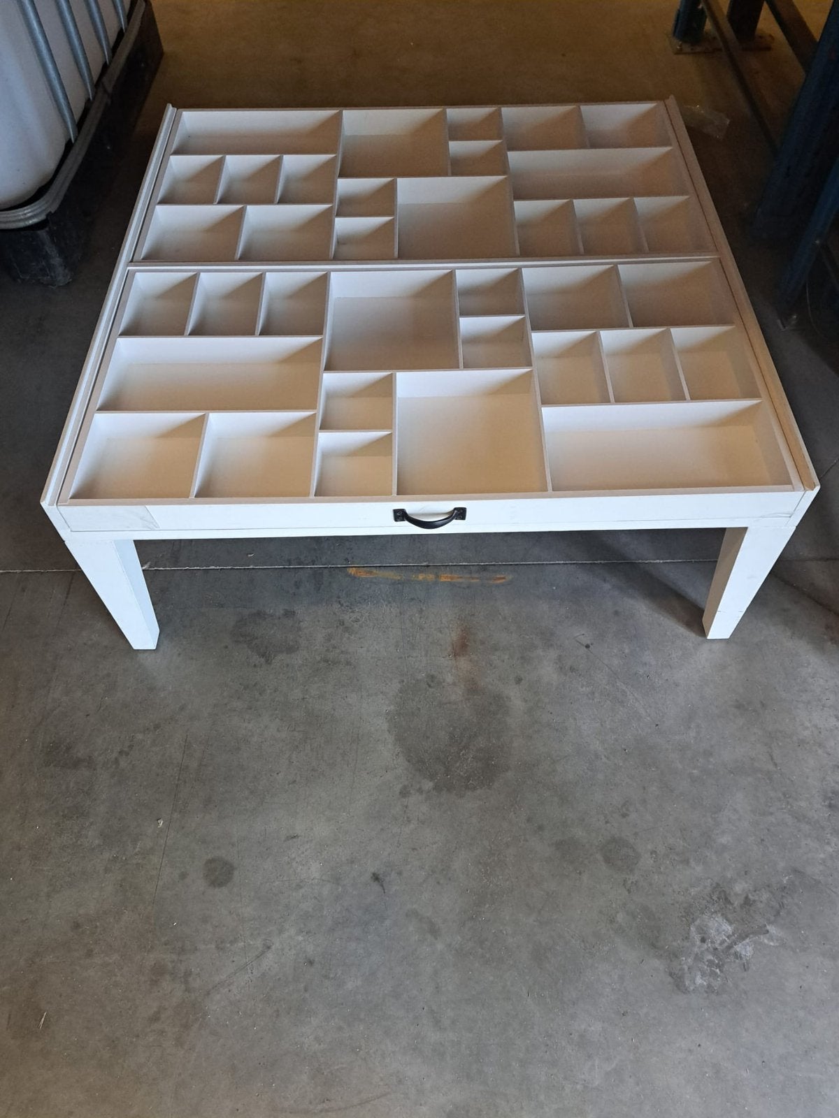 Salontafel met glazen blad, Ophalen, Glas