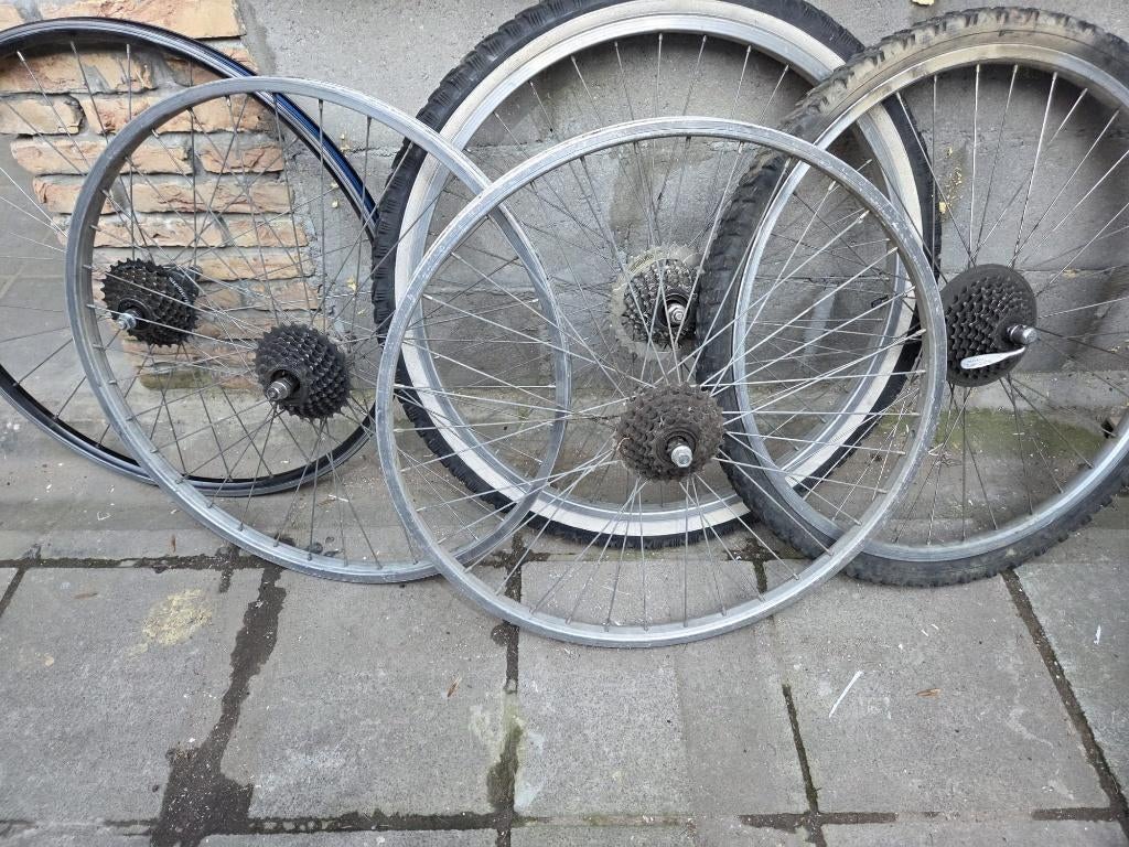 5 achterwielen 26 inch fiets, Fietsen en Brommers, Ophalen, Gebruikt