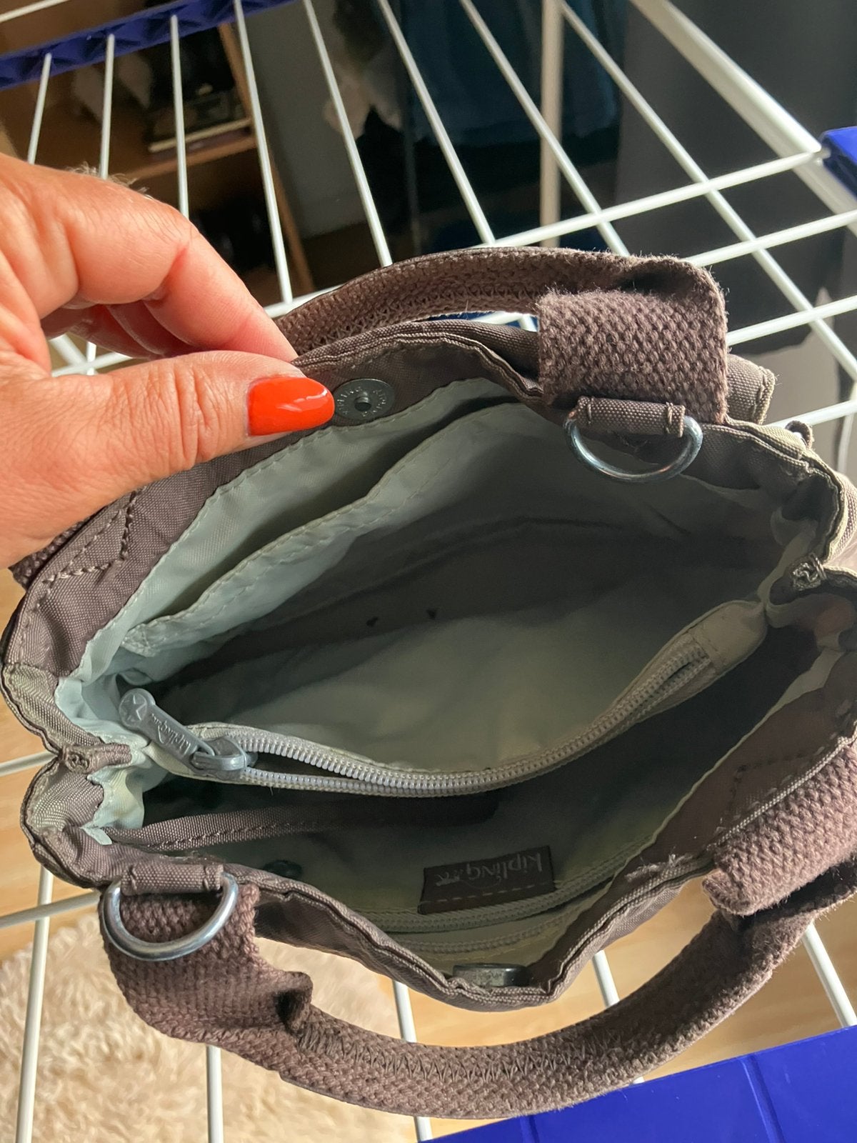 Handtasje kipling, Ophalen, Zo goed als nieuw, Bruin, Handtas