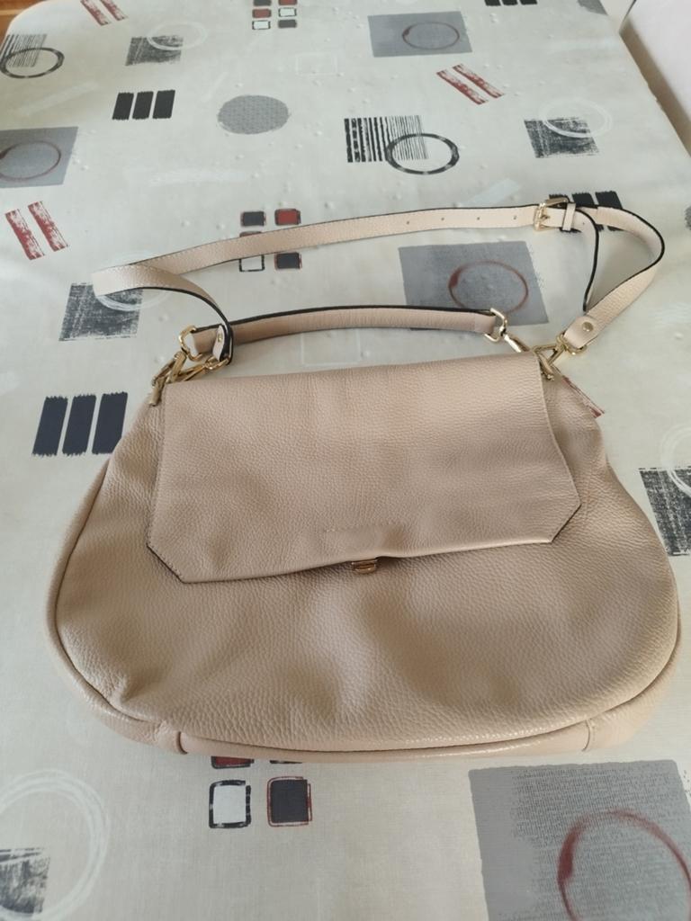 Poeder roze handtas van Gianni chiarini, Ophalen of Verzenden, Zo goed als nieuw, Beige, Overige merken