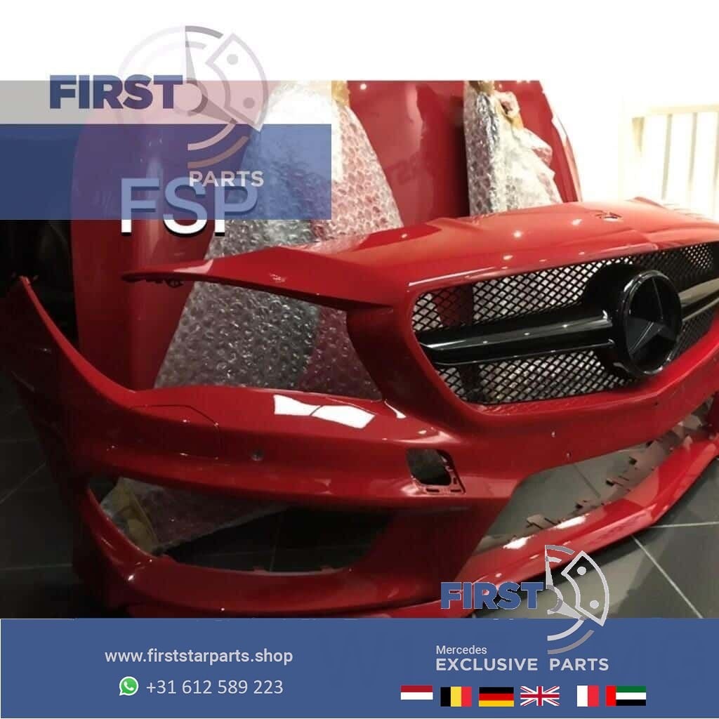 W117 CLA AMG Voorkop onderdelen Origineel Mercedes rood 2013, Gebruikt, -, Voor, Ophalen of Verzenden