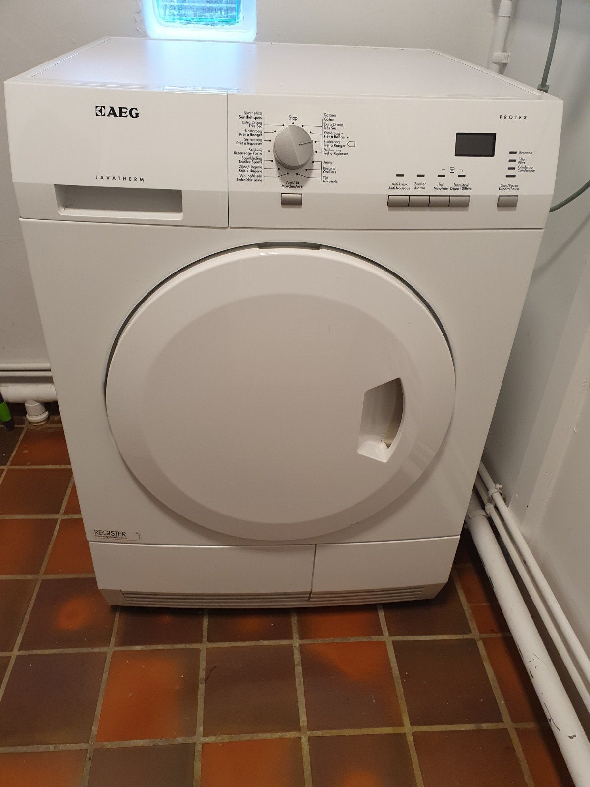 seche linge aeg pour pièces, Enlèvement